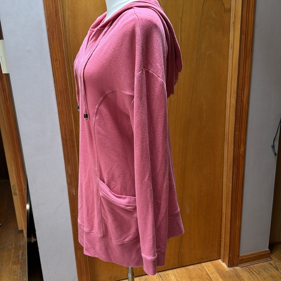 Cable & Gauge lightweight hoodie tunic. Size large - Picture 3 of 4